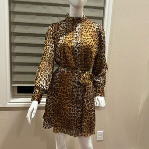Leopard print dress